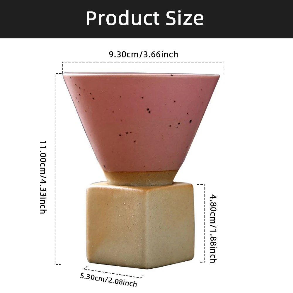 كوب قهوة سيراميك ريترو 200مل