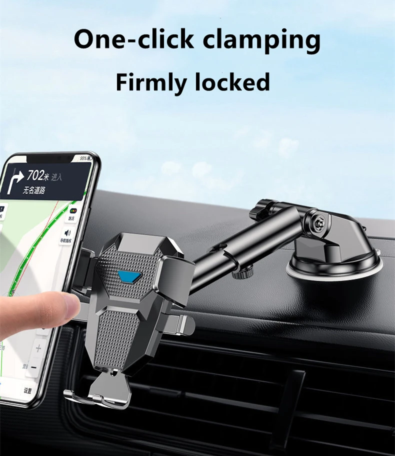 Sucker Car Phone Holder  Air Outlet Car Phone Bracket GPS Telefon Mobile Cell Support For iPhone Xiaomi Smartphone Stand