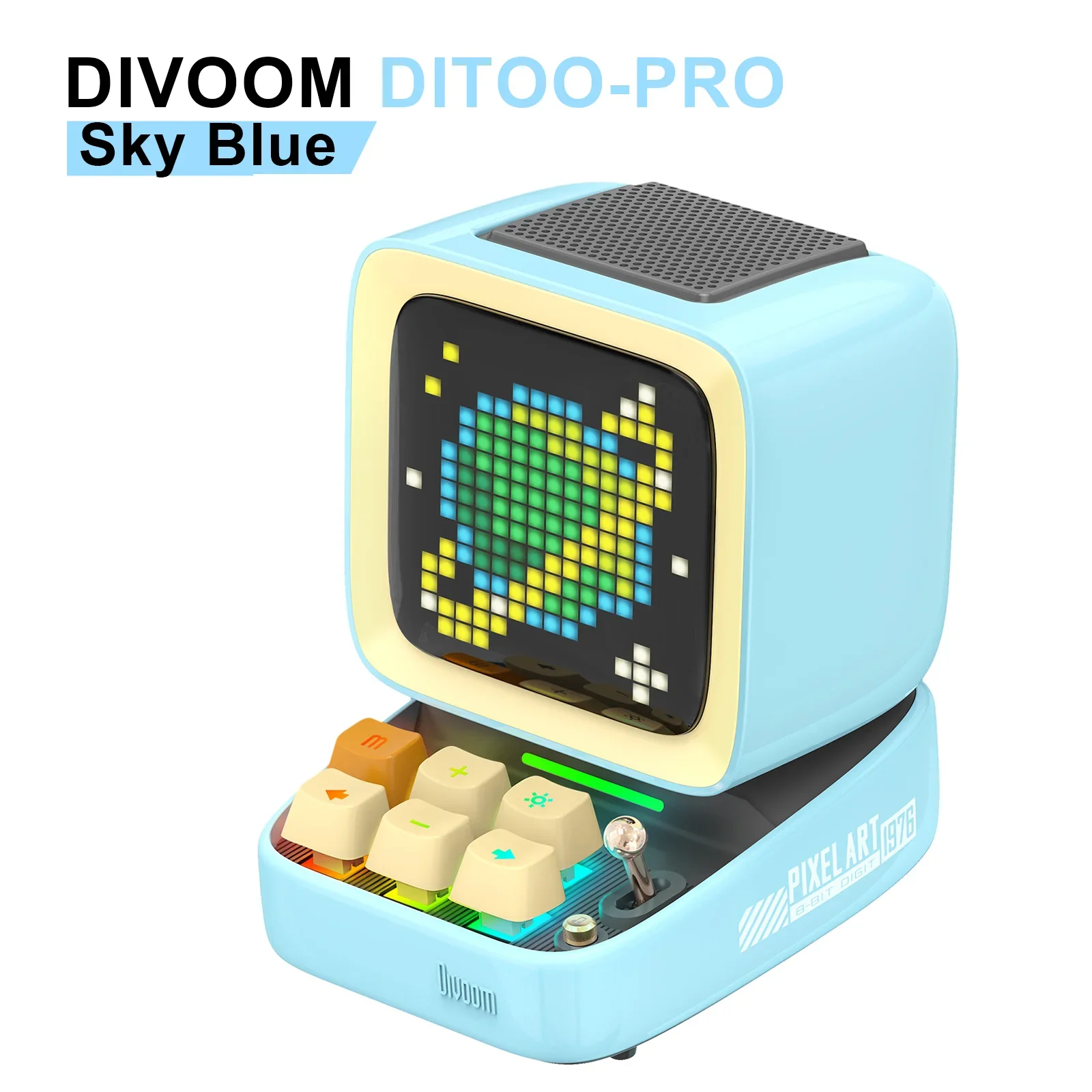 Divoom Ditoo Ретро пиксельный художественный игровой Bluetooth динамик с 16X1 6 светодиодный App контролируемый передний экран синий розовый зеленый черный белый