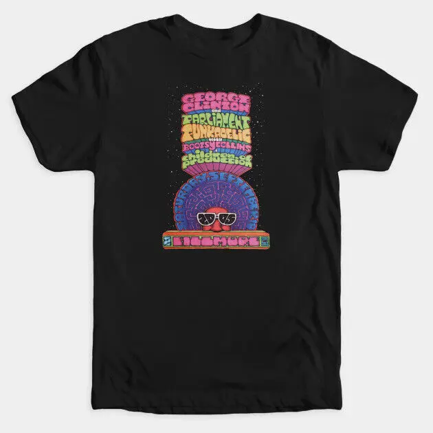 George Martin Funk Musicista Funkadelic T-Shirt Del Pe P-Funk Bootsy Collins