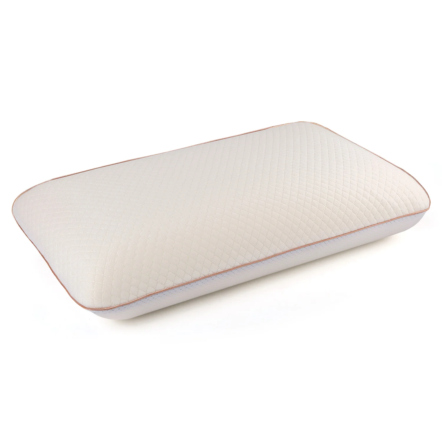 

Power of Nature Memory Cotton Pillow 60x40x12.5CM Rose Gold Rim[US-Stock]