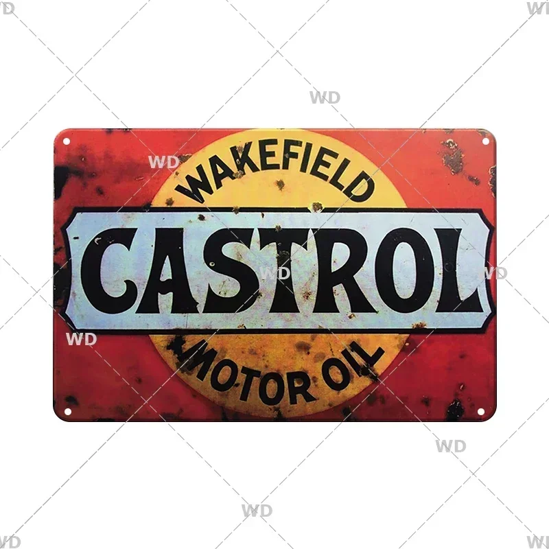 Fichier STL gratuit Enseigne/logo Castrol Oil Split 🛢️ ·Modèle à