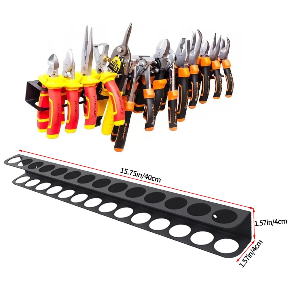 Tool Organizer Wall Mount 14-hole Rack For Hammer/pliers/screwdriver RC Tools