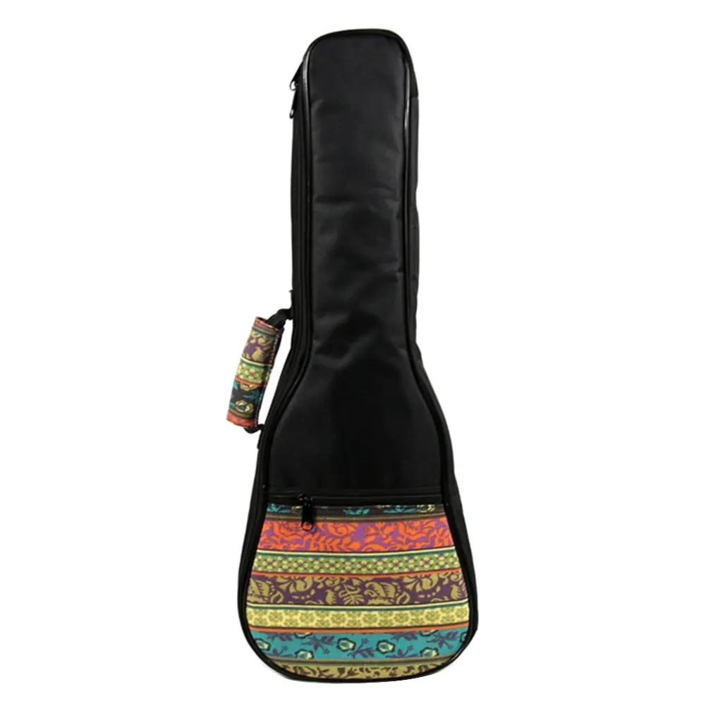 Ukulele Bag 21 23 26 Inch Bohemia Style Portable Cotton Padded Bass Guitar Gig Bag Ukulele Case Box