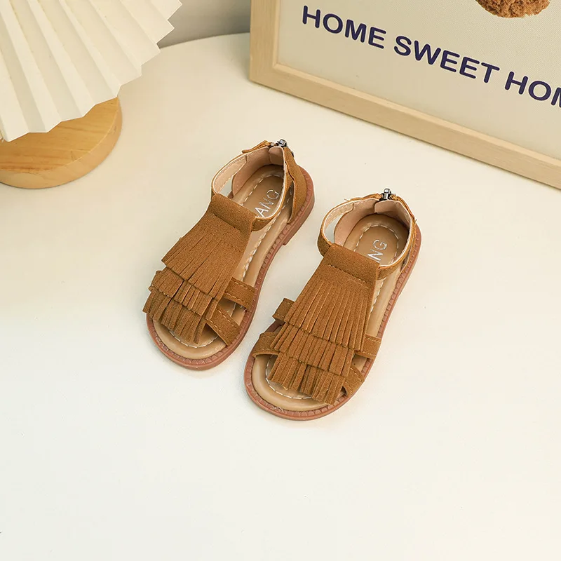 Kids Sandals Girls Sandals Summer Girls Sandals Tassel Princess Sandals Girls Shoes Kids Shoes