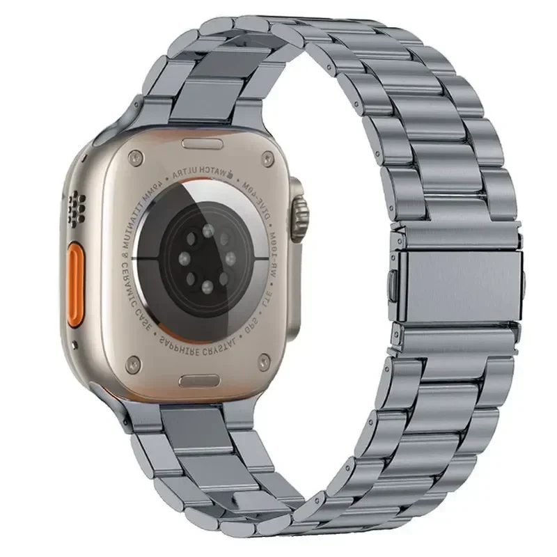 Sleek Stainless Steel Metal Link Bracelet