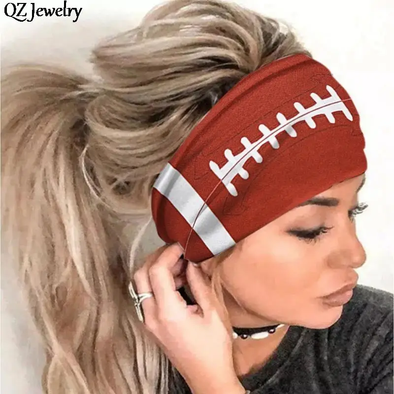 

Sports Sweat Ball Headbands for Girls Yoga Fitness Women Hair Accessories Bandannas Headwrap Running Softball Baseball Hairband