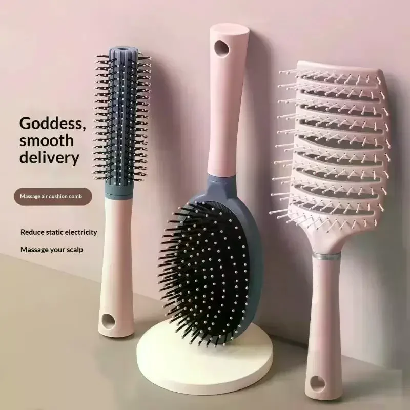 Women Dry Wet Curly Hair Brush Scalp Massage Comb Hairbrush Salon Hairdressing Styling Tools Hair Brush For All Hair Type