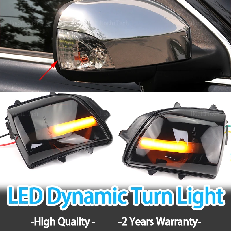 

Dynamic LED Turn Signal Rearview Mirror Indicator Blinker Repeater For Volvo XC90 2007-2014, V70 XC70 pre-facelift 2008-2012