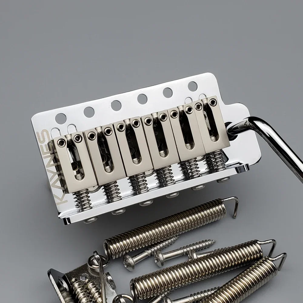 KAYNES 52.5MM Type ST Electric Guitar Tremolo System Bridge With Zinc or Brass Block for ST Guitar Chrome Silver Gold KY01