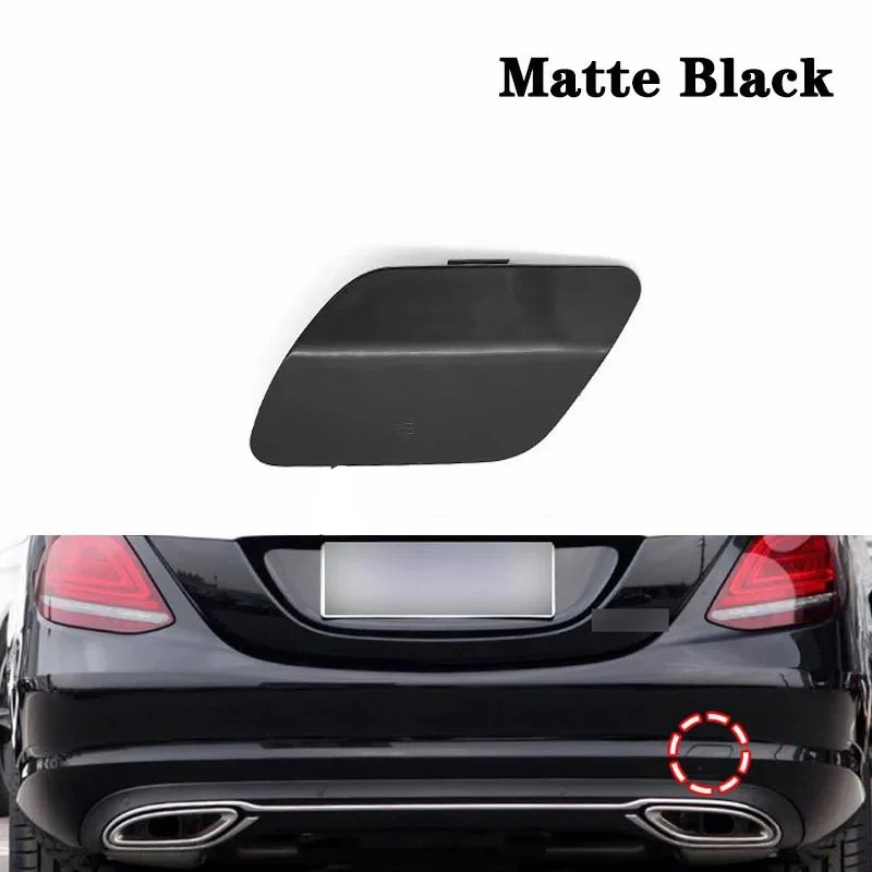 Achterbumper Trekhaak Cover Auto Trekhaak Cover Goede Afdichting Zwart Voor C Klasse W205 2015 Tot 2018