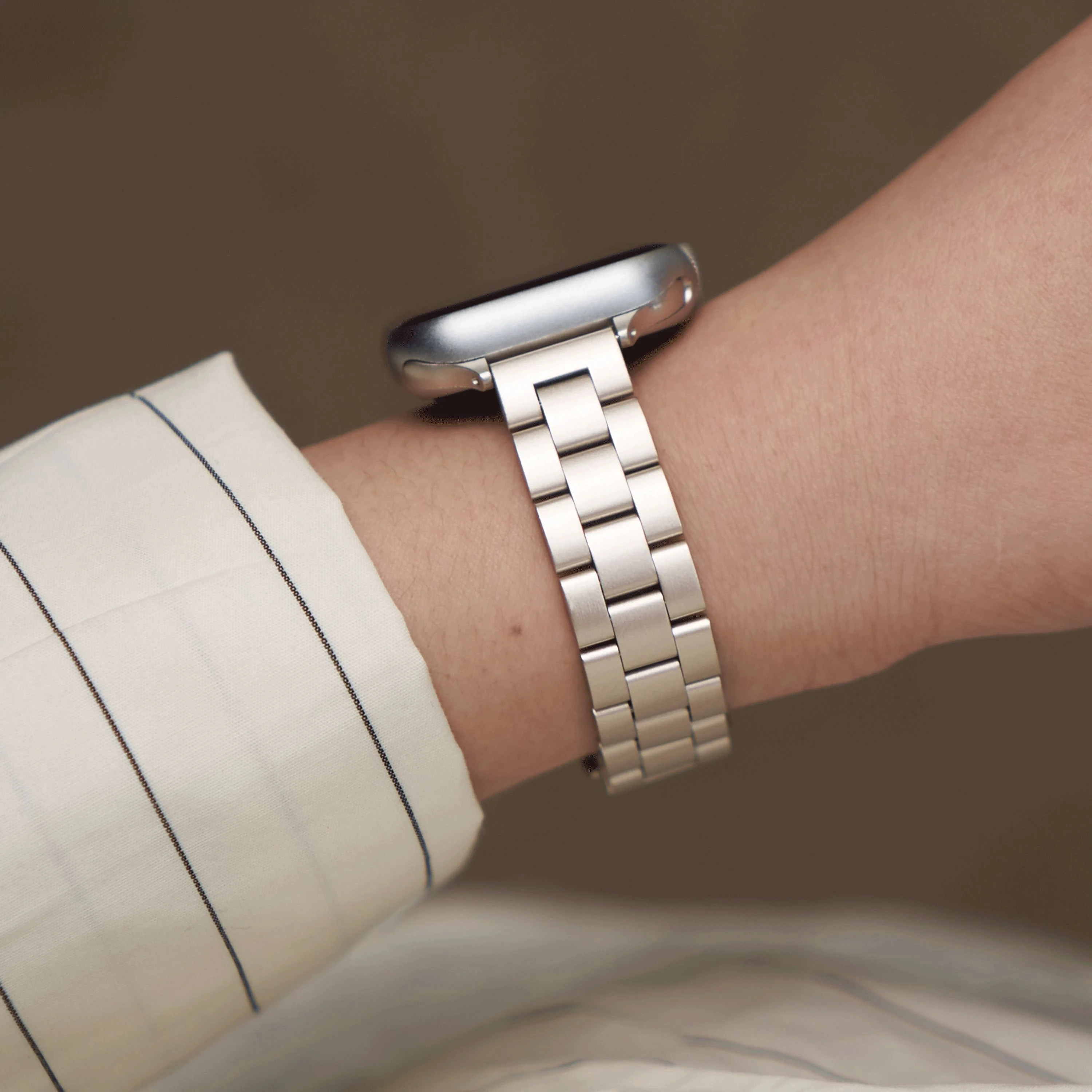 Elegant Stainless Steel Thin Strap