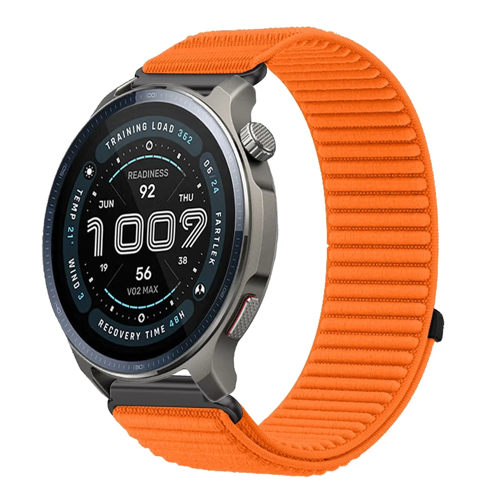 Premium 22mm Nylon Loop Sports Strap - Comfortable Bracelet Watchband