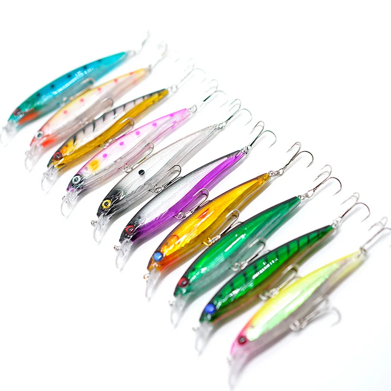 

1Pcs Floating Minnow Bait 11CM13.4G 3D Realistic Eyes Artificial Hard Bait Swimbait Crankbait Wobblers Sea Fishing Carp Tackle