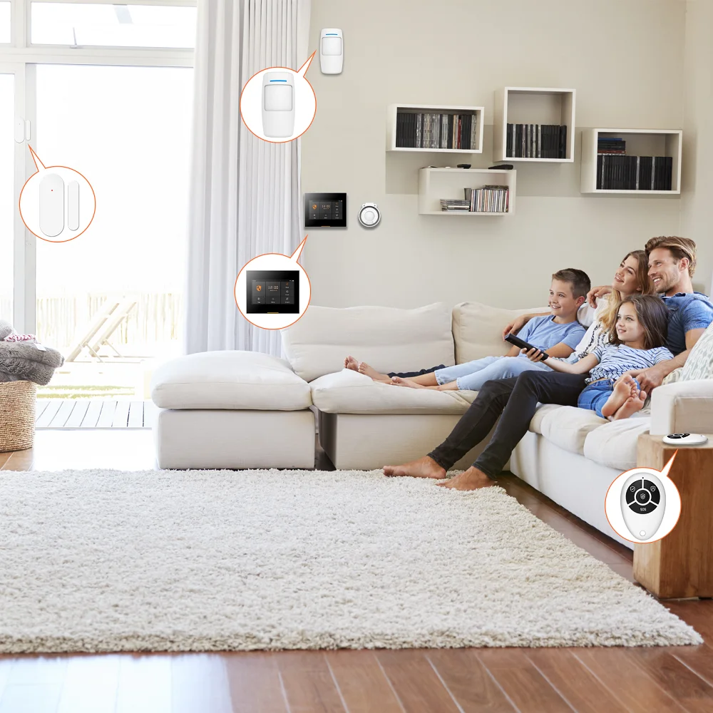 Staniot 433MHz WiFi 4G Smart Home Security System