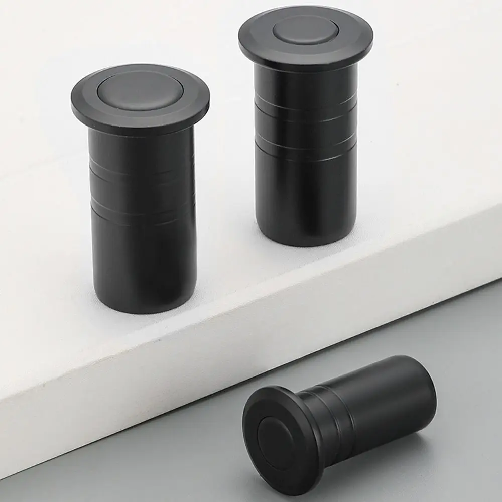 1Pcs Dustproof Door Bolt Cover Stainless Steel with Accessories Latch Cover Sandproof Invisible Door Latch Protection Cover Door