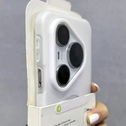 Enhanced Magnetic Matte Case - Shockproof Soft Cover for Mate 60 (White)