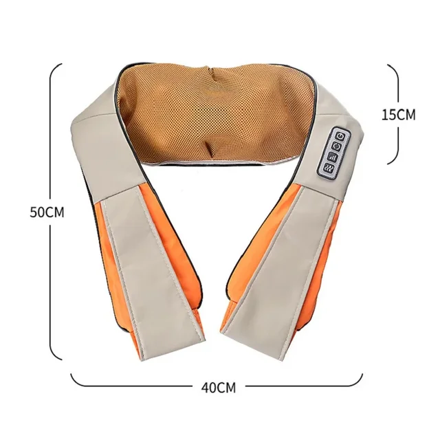 U Shape Pillow Massage Car/Home Use Neck and Back Massage Shoulder Infrared Heated Shawl Electrical Shiatsu Body Massager 6