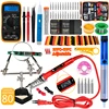 80W Soldering Iron Kit Compatible with 110V 220V XL830L Multimeter for Electronic Repairing Tools  Welding Tool Kit 1