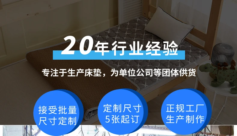 Description Picture 4 of itemDormitory Folding Tatami Bed Breathable Mat Bed Mattresses Double-sided Available Floor Mattresses Washable Bedroom Furniture