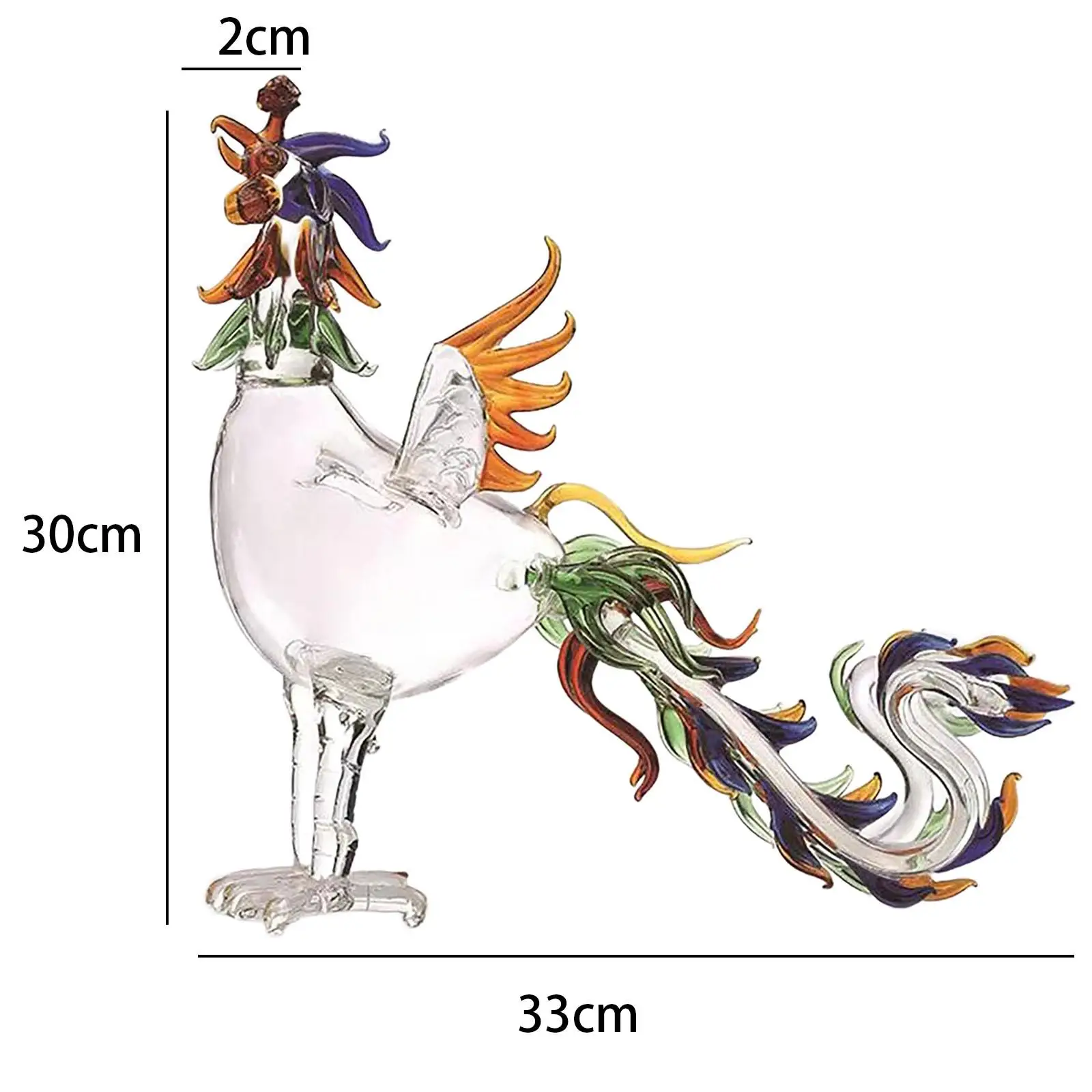 500ml Phoenix Whisky Decanter for Father`s Day Valentines Day Bar Tool