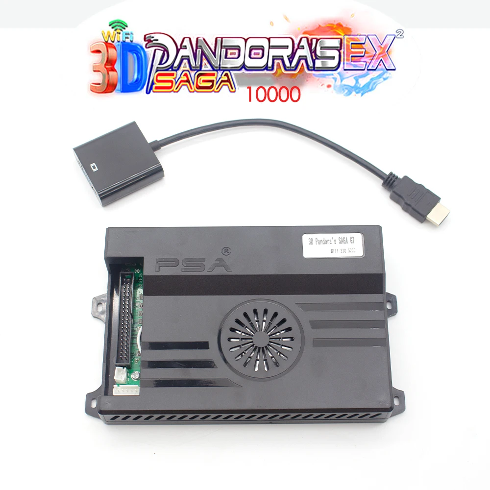 Arcade Pandora Saga Box 3D Saga GT 5200 in 1 Game Board Wifi
