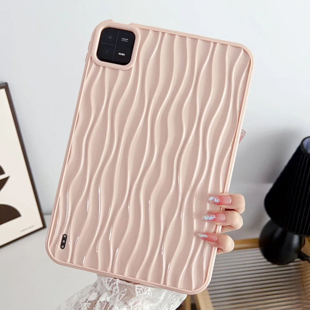 Vibrant Water Ripple TPU Tablet Case - Soft Shockproof Protective Cover, 11 Inch