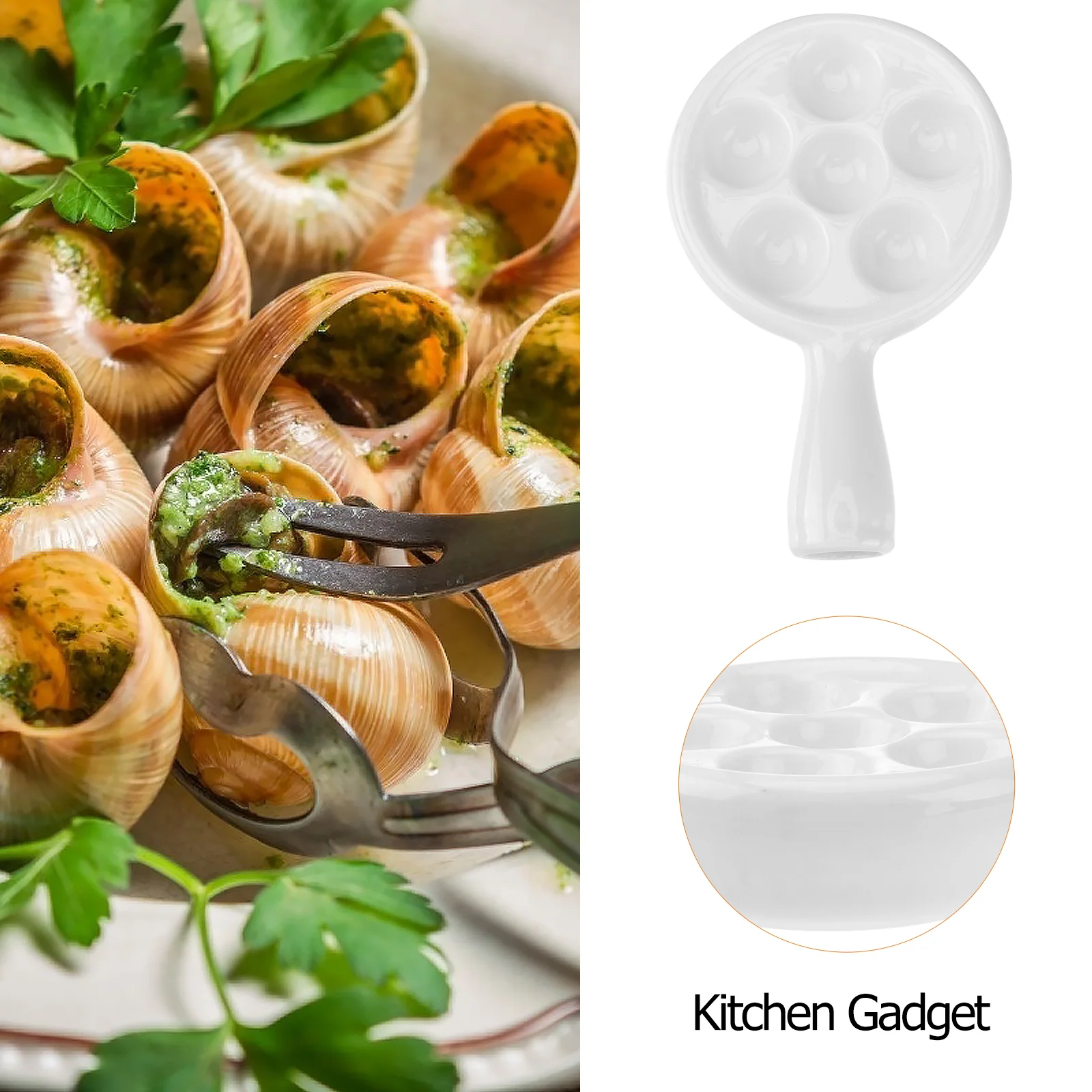 Plat A Escargots 6 Trous En Terre Cuite
