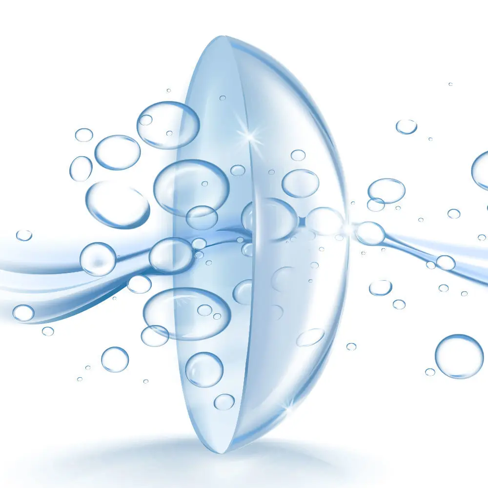 YIMEIXI Contact Lenses for Vision Diopter Lens Transparent Contact Lenses Eyes -0.50~-20.00 With Degree For Eyes Free Shipping