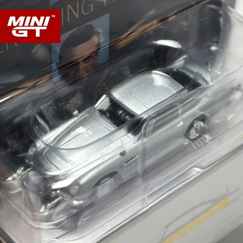MINIGT 1:64 Silver Alloy Car Collectible