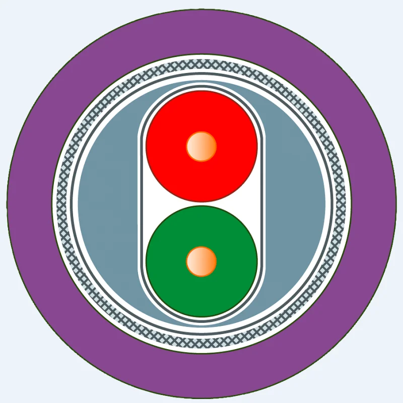 

Кабель шины DP/светодиоды кабеля связи/экранированный 2-ядерный Oeh1o фиолетовый