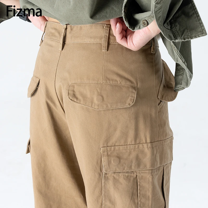Fizma Armygreen Outdoor Cargo Pants Men Jogging Casual Pants Autumn Winter Pantalones Cargo Hombre Cotton Straight Trousers Male - Image 6