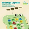 Dinosaurs Collide, Geometric Shapes Pair, Puzzle Thinking Training, Parent-Child Interactive Tabletop Games Early Education Toys 3
