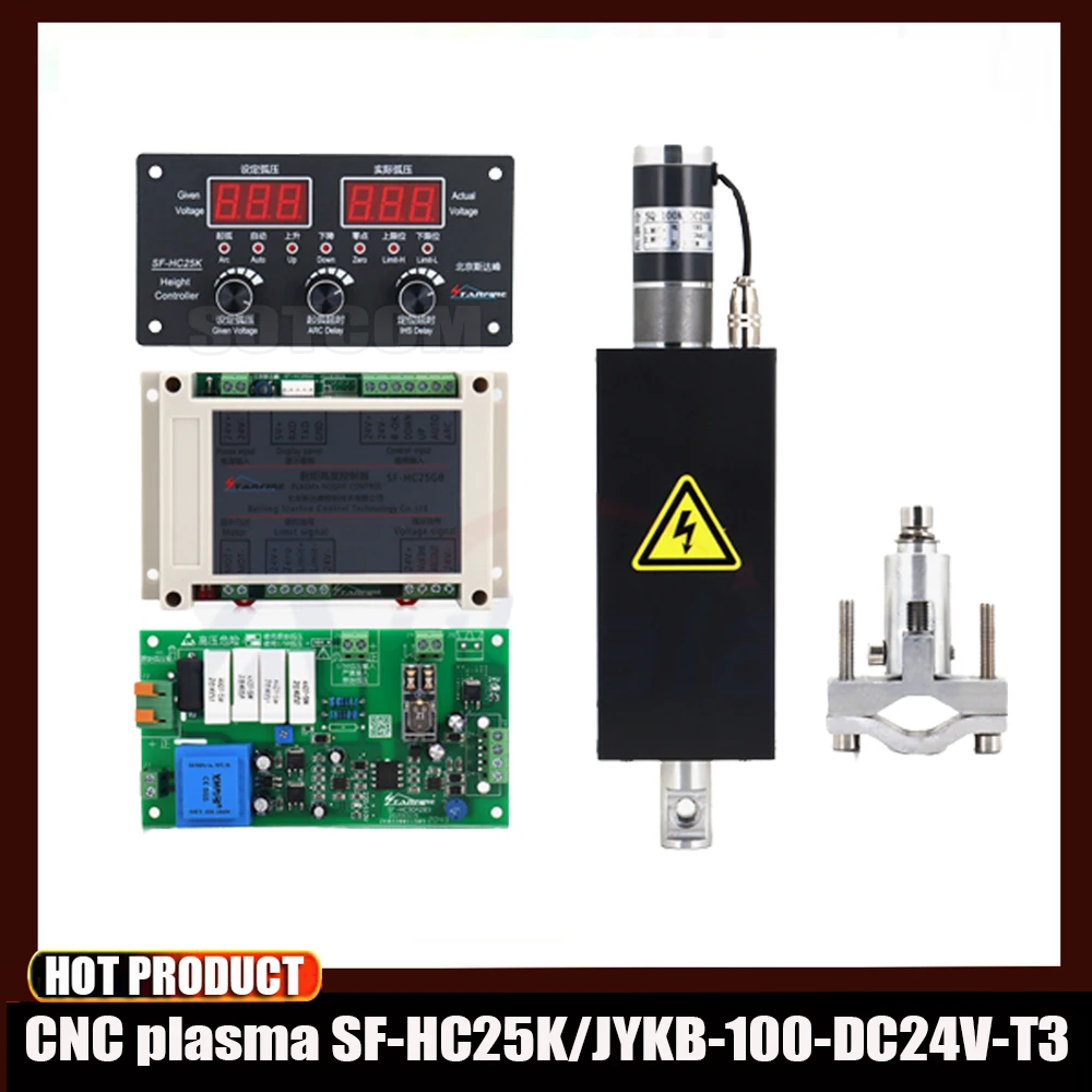 New Sf-hc25g Plasma Arc Voltage Height Controller Thc Lifter Jykb-100-dc24 Plasma Cutting Machine Height Controller Newcarve