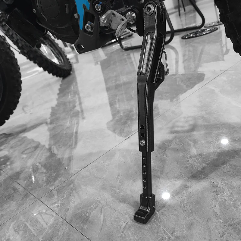 오토바이 CNC 265mm-350mm 조절식 사이드 킥 스탠드 서론 라이트 비 S X, 세그웨이 X160 X260 용