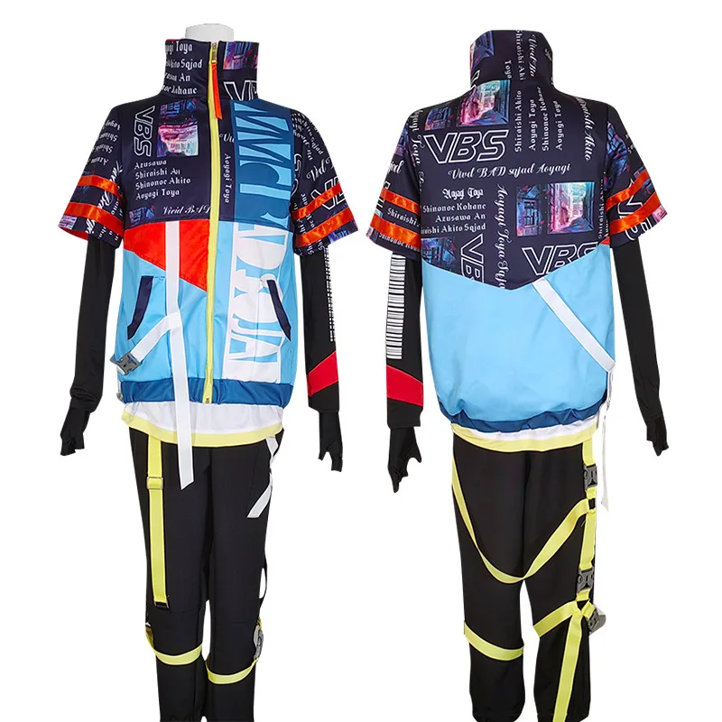 

Anime Project Sekai Colorful Stage Shinonome Akito Shiraishi An Cosplay Costumes Party Suit Halloween Uniforms