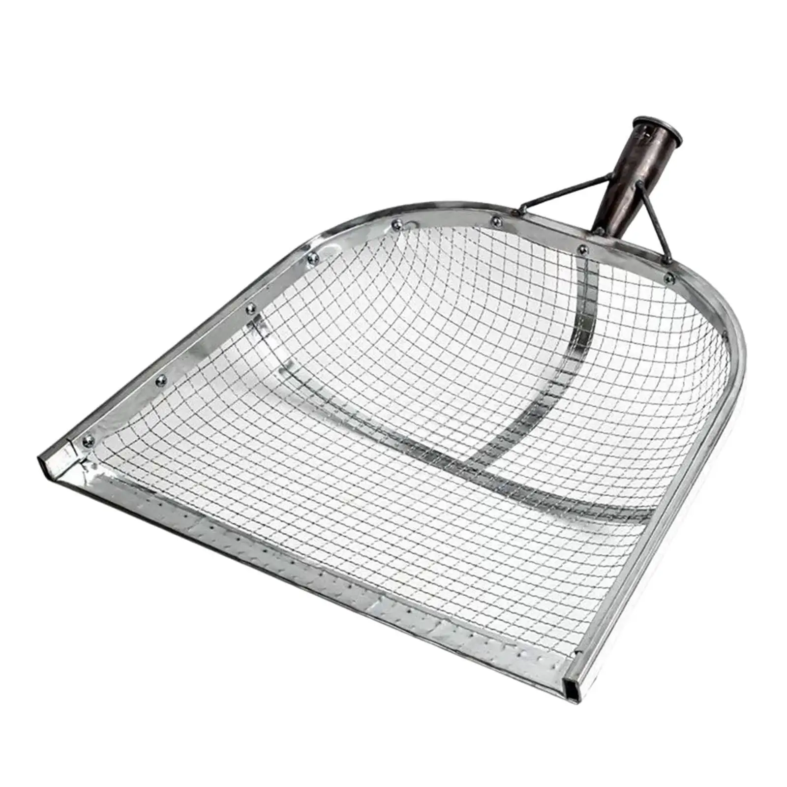 Soil Sifter Garden Sieve Soil Spade Yard Patio Tool Agricultural Filter Riddle Sieve for Dates Kernels Potting Landscaping