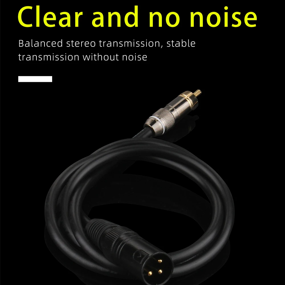 Hifi RCA-XLR  ̺ AV ű- ǰ 4N OFC RCA Male-XLR Male ̺, Xlr  ̺