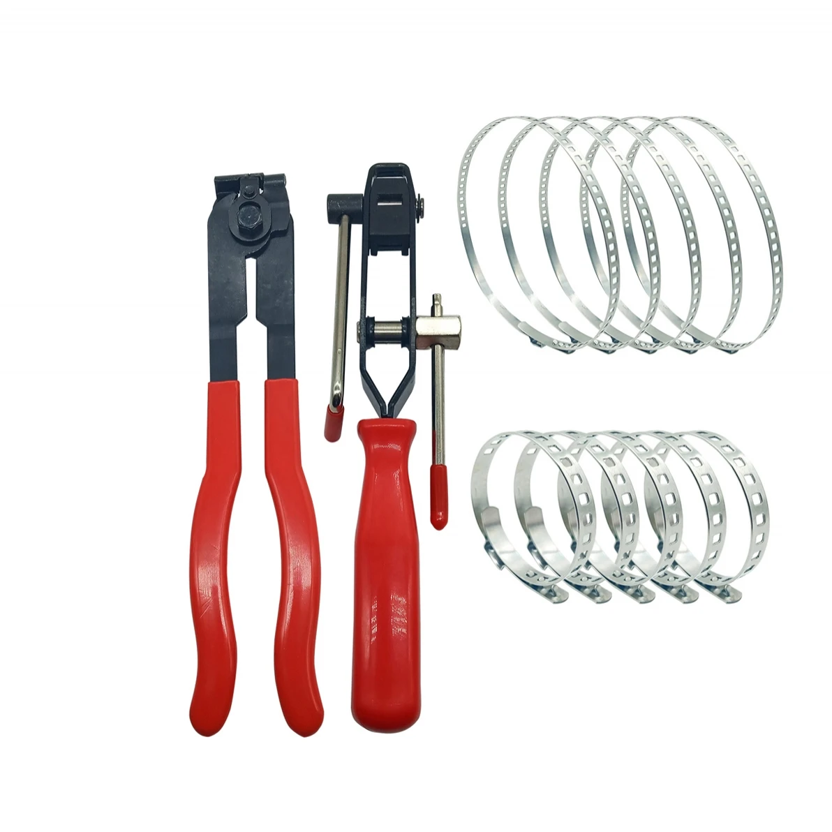 

Heavy Duty Crimping Pliers Antiskid CV Joint Boot Clamps Crimping Pliers for Most Cars with 10 Crimp Bands Ear Boot Tie Pliers