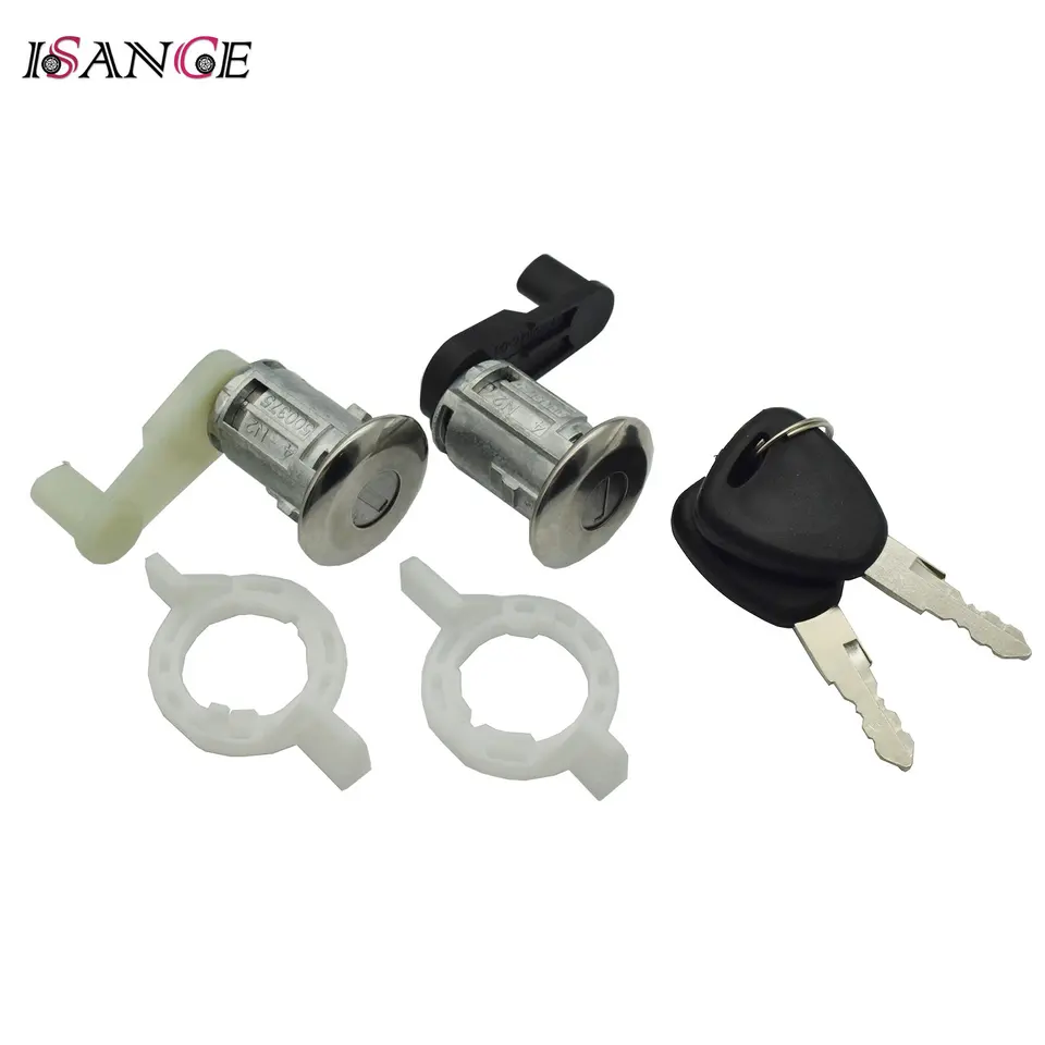 Kit Cilindro Serratura Porta Con Chiavi – 7701468981, Ricambio Per Renault Scenic I, Clio II, Thalia, In Lega Di Zinco