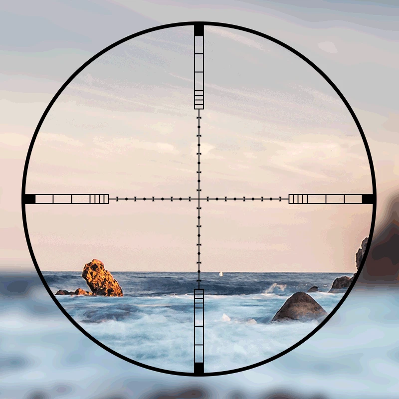 4-16x44 Cross Sight Green Red Illuminated Tactical Optic Riflescope Hunting Rifle Scope Sniper Airsoft Guns