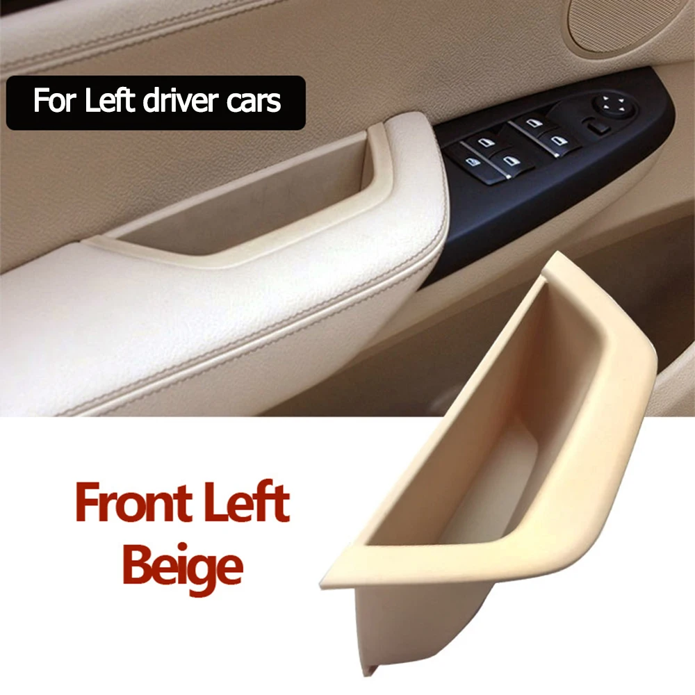 Links Rechts Fahrer Auto Innen Tür Pull Griff Leder Abdeckung Set Montage Ersatz Für BMW X3 X4 F25 F26 2010-2016 – Detail 3