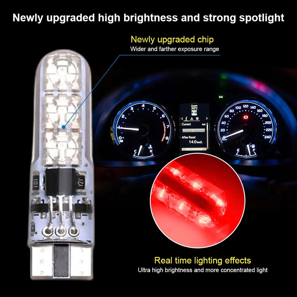 ڵ LED  T10 RGB Ʈ,  , ܺ Ŭ ʺ  , ڵ ʺ , Ʈ 2 