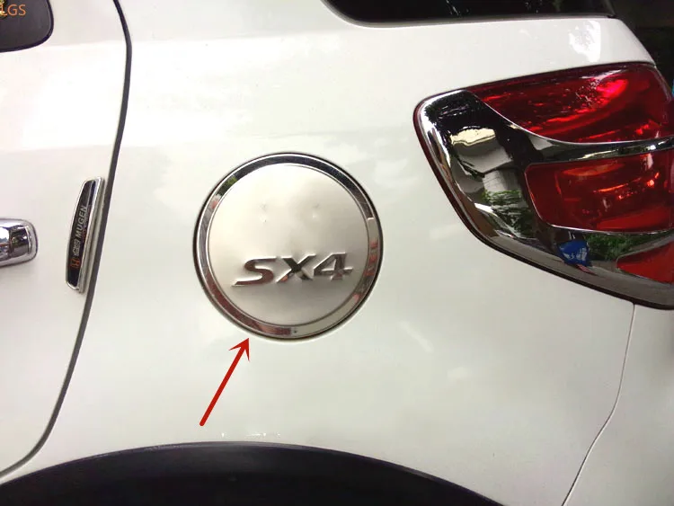 

Высококачественная накладка из нержавеющей стали на топливный бак для Suzuki sx4 2007-2016, декоративная накладка, защита от царапин, автомобильные аксессуары Q