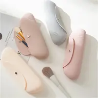 Cosmetic Bag Makeup Brush Storage Bag Portable Travel Wash Toiletries Organizer Silicone Waterproof Dirt-resistant 2024 New 1