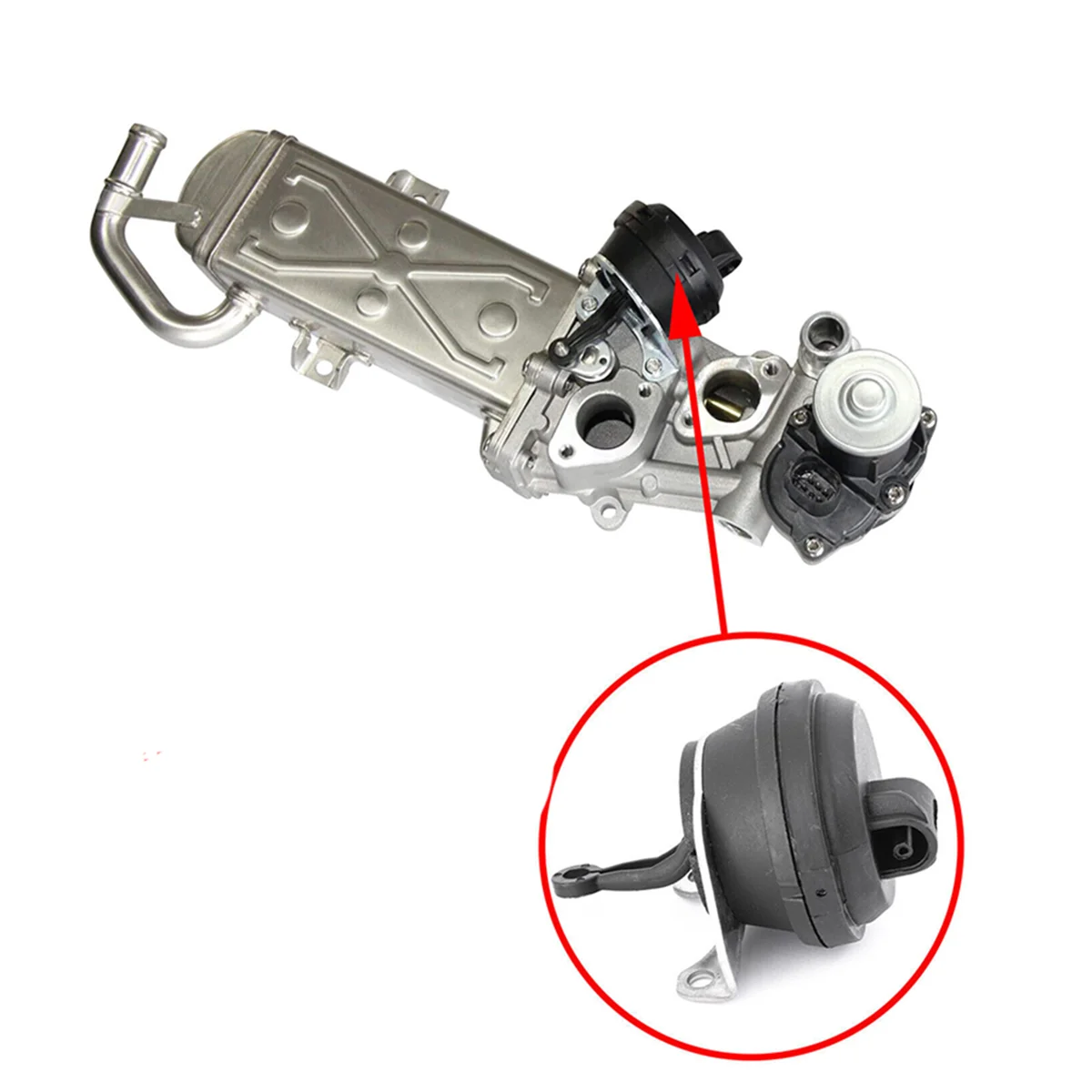 진공 액추에이터 EGR 밸브 볼 라디에이터 VAG 1.6TDI, 2.0TDI 03L131512CF, 아우디 A3 Q3 VW 비틀 골프 제타 스코다 시트용