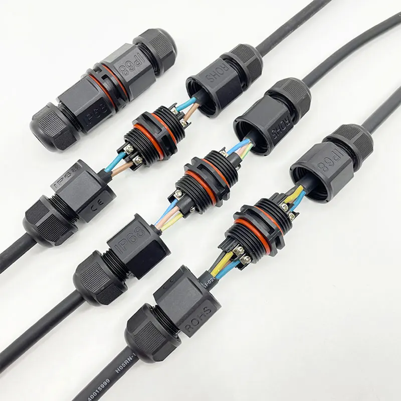 IP68 Mini Outdoor Waterproof Cable Connector for Underground Wiring