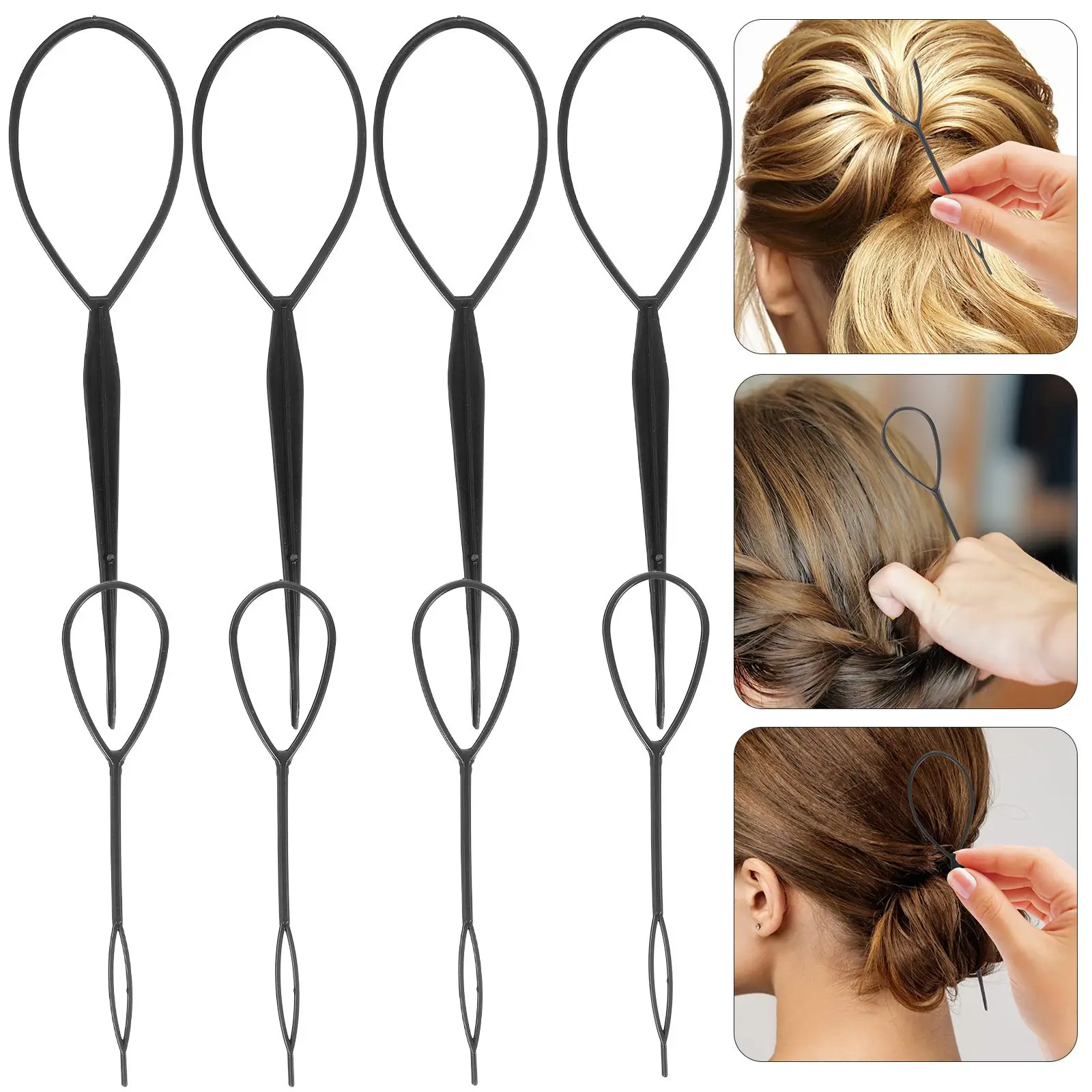 pull hair tool hair braid tool tail beader styling tail