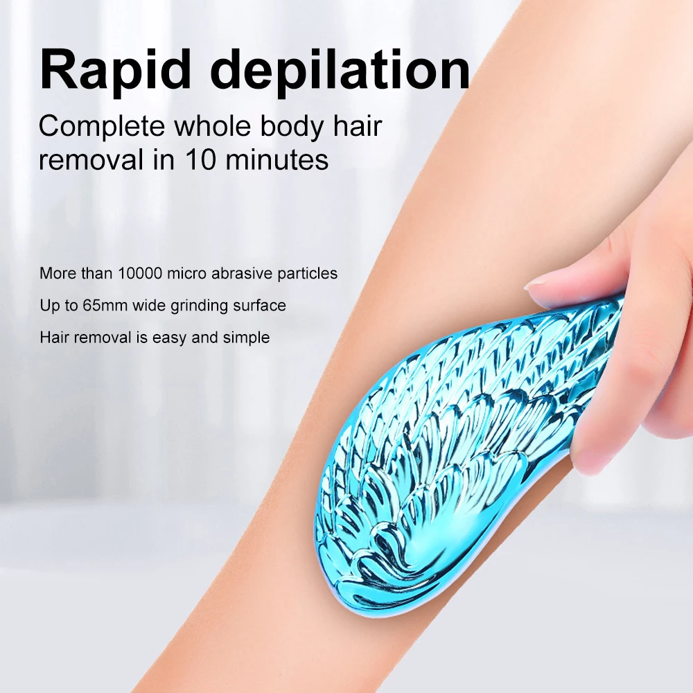 Nano Crystal Epilator Eraser Bikini Hair Remover Female Painless Depilator Safety Physical Body Hair Removal Tool for Women dual usb car charger anti scratch anti slip 3 in 1 emergency safety escape tool window breaker seat belt cutter