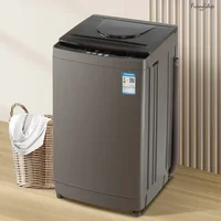 Household washing machine Automatic New 8/10 kilograms Wave Small rental room Washing and drying off all-in-one Large capacity. 1